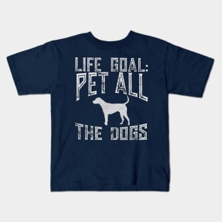 Life Goat Pet All The Dogs Kids T-Shirt